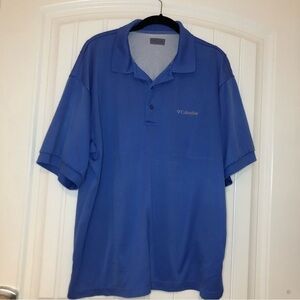 Columbia PFG Blue Short Sleeve Top Size Large